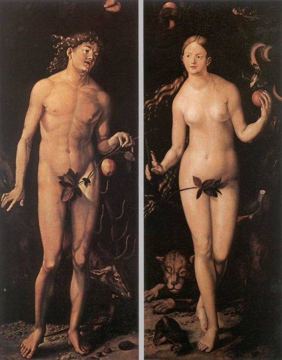 BALDUNG GRIEN Hans Adam And Eve.  Grien, 