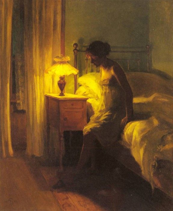 Ilsted Peter Vilhelm In The Bedroom. Ilsted,  