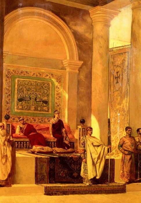 Constant Benjamin Jean Joseph The Throne Room In Byzantium. ,   