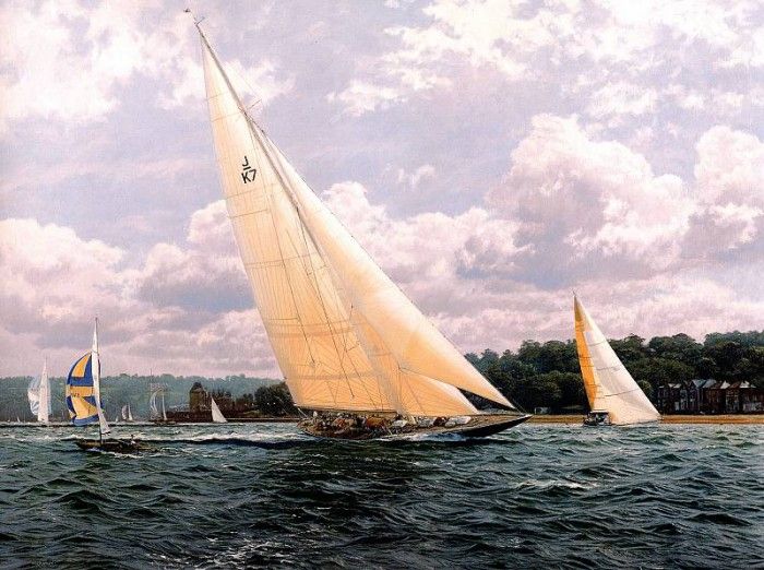 Jsd31 Velsheda  Sail Trials in the Solent JStevenDews sqs. , J 