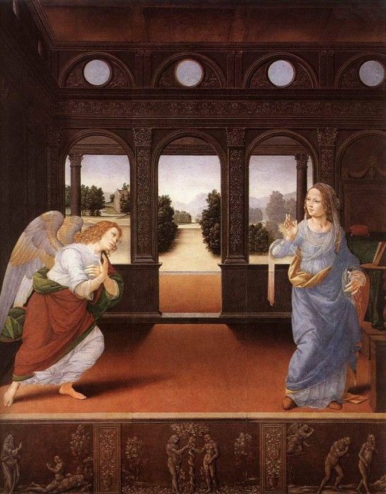 Lorenzo di Credi Annunciation.   