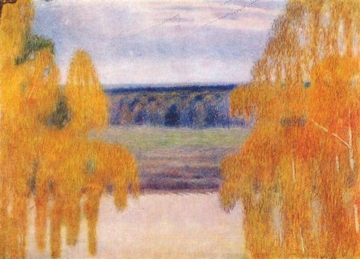 borisov-musatov autumn song 1905. -,  (1870-1905)