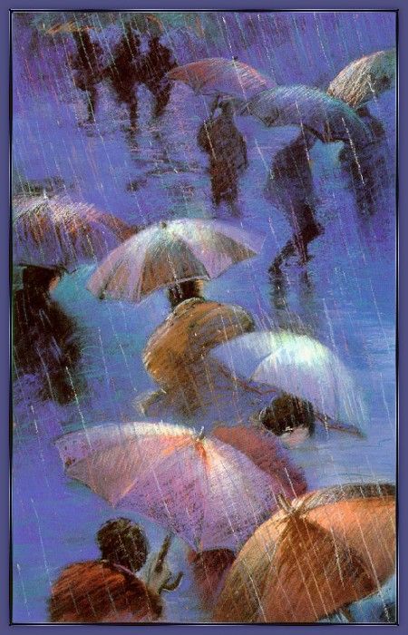 Jessen Blue-Umbrellas-sj. , 