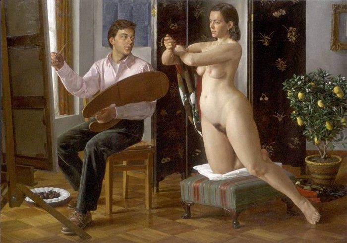 Artist and Model I. , 