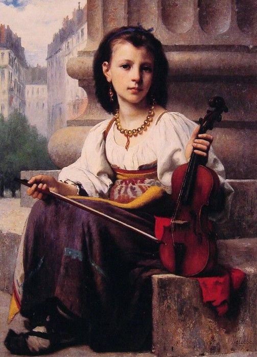 The Young Musician. Delobbe  