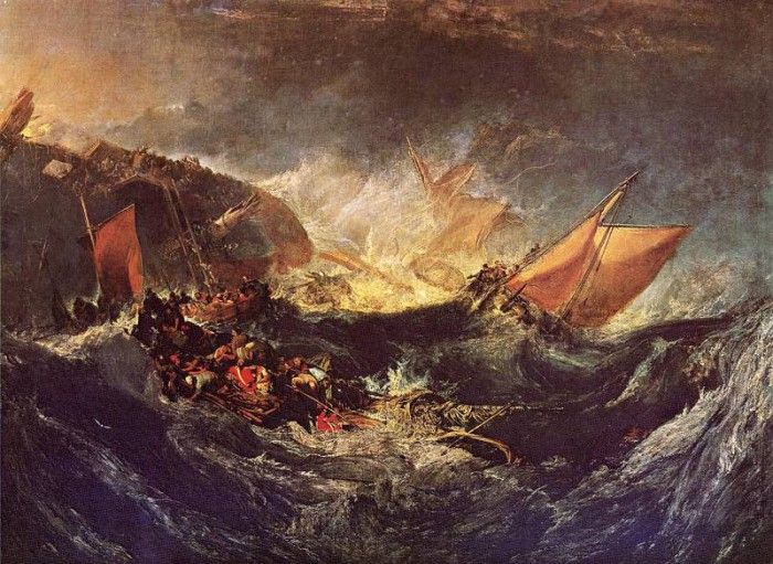Turner Joseph Mallord William The Wreck of a Transport Ship. ,   