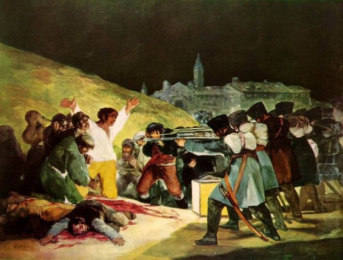 Goya The Shootings of May Third 1808, 1814, Prado.   ,  