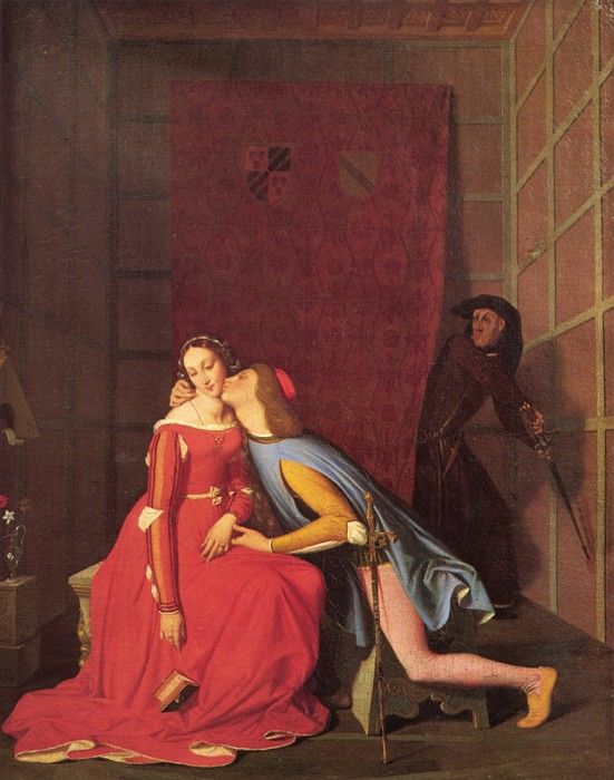 Ingres Paolo and Francesca 1819. ,   