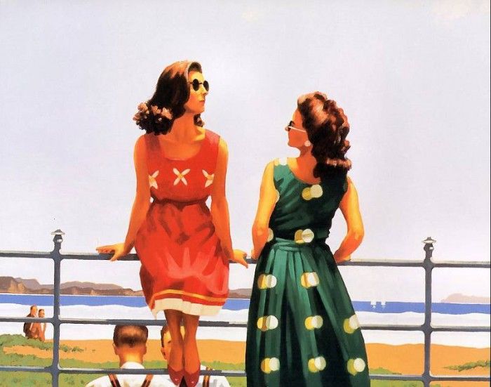 Jack Vettriano - Something in the Air, De.  