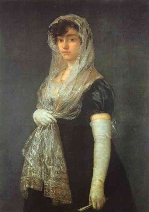 Francisco de Goya - The Booksellers Wife.   ,  