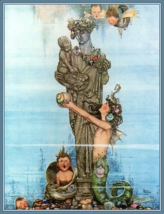 cr WilliamHeathRobinson-01-TheLittleMermaid. ,  