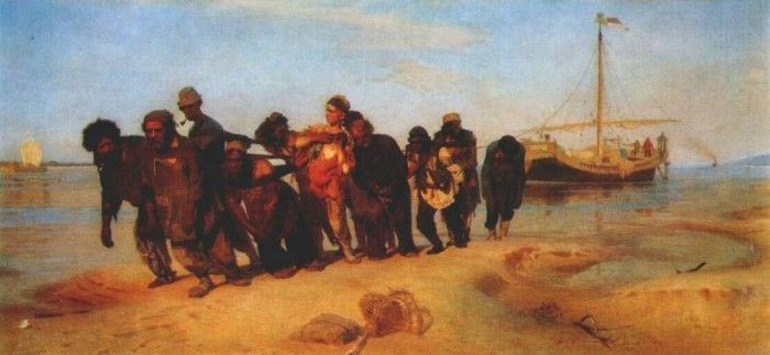 repin volga boatmen 1870-3. ,  