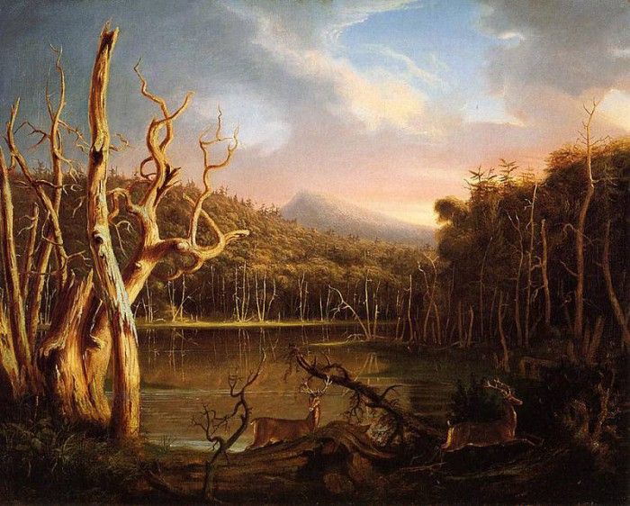 Cole Thomas Lake with Dead Trees (Catskill) 1825. , 