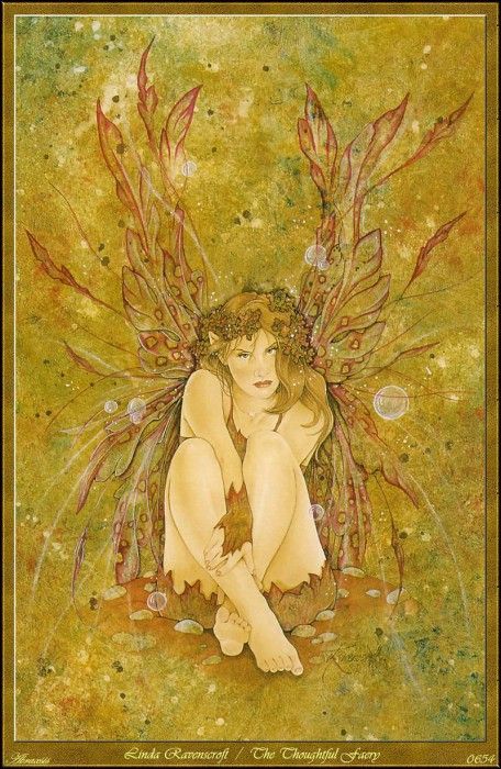 Linda Ravenscroft - The Thoughtful Faery (Abraxsis). , 