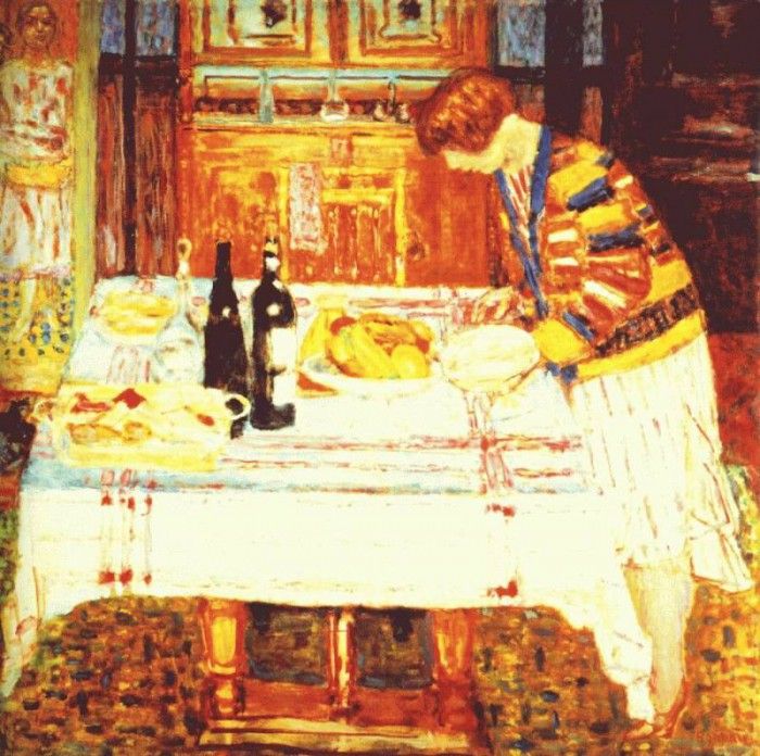 bonnard after the meal 1925.  