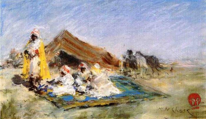 Chase William Merritt Arab Encampment. ,  
