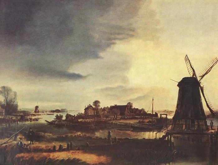 NEER Aert van der Landscape With Windmill. ,   