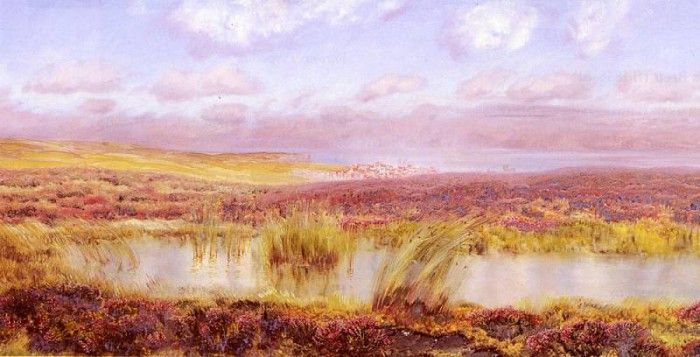 Brett John A View Of Whitby From The Moors. , 