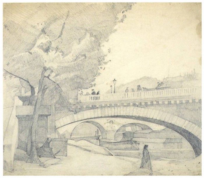 ls PereDaura 013 Vista de Paris 1917. , Pere