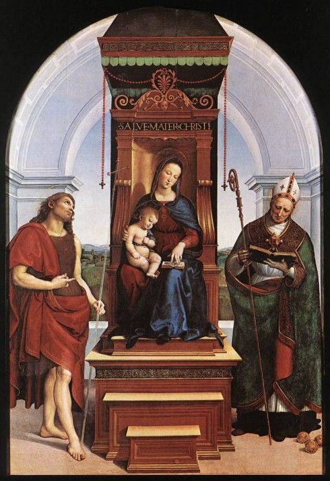 Raffaello - Madonna and Child (The Ansidei Altarpiece). Raffaello