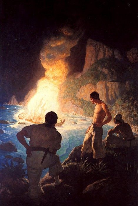 lrs-WyethNC-She Makes a Grand Light. ,  