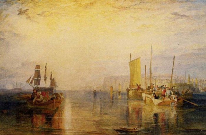 Turner Joseph Mallord William Sunrise. Whiting Fishing at Margate. ,   