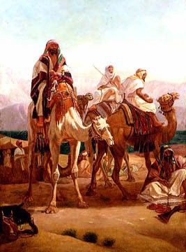 Arab encampment. , 