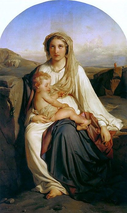 Virgin and child, 1844. , 
