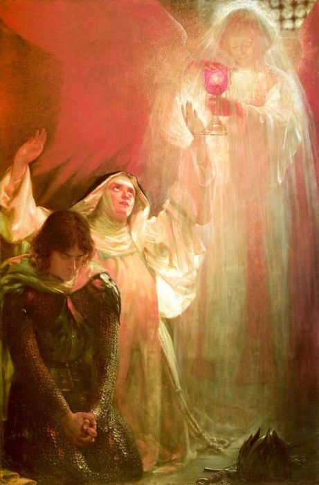 Goetze Sigismund The Vision Of Sir Percivales Sister. , 