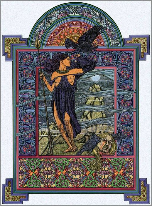 Courtney Davis The Morrigan Goddess Of War - Xxx 0907 . , 