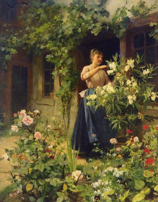 Gilbert Victor Gabriel Gardening. ,  