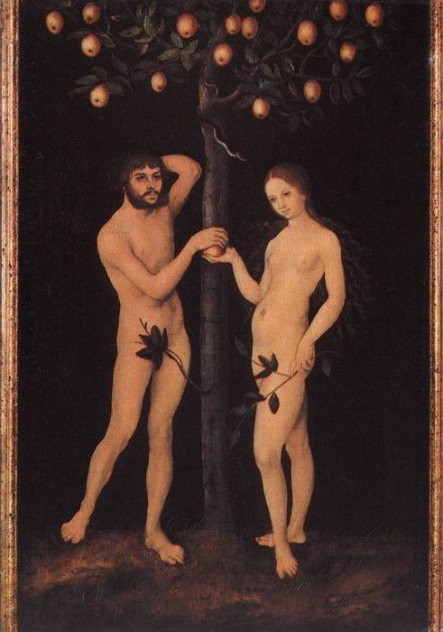 CRANACH Lucas the Elder Adam And Eve 1. ,  