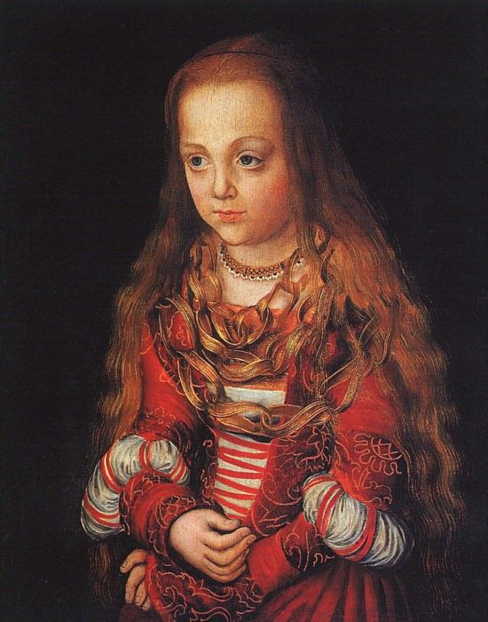 CRANACH Lucas the Elder A Princess Of Saxony. ,  