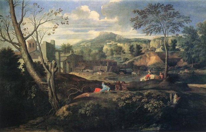 Poussin Ideal Landscape. , 