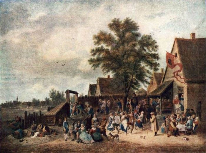 TENIERS David the Younger The Village Feast. ,  