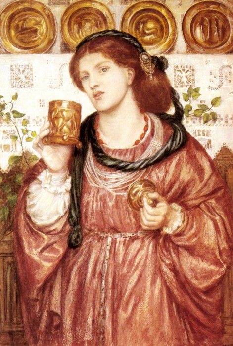 Rossetti Dante Gabriel The Loving Cup. ,  