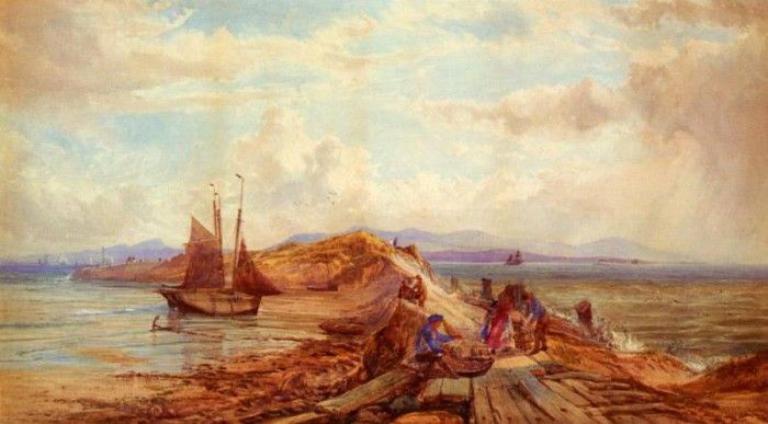 Faulkner John Returning With The Catch (Possibly On The River Clyde). , 