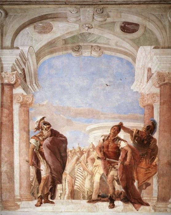 Tiepolo Villa Valmarana The Rage of Achilles. ,  