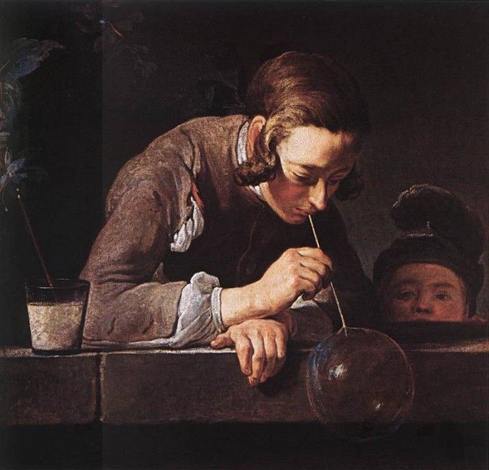 Chardin The Soap Bubble. ������, ���-������ ������