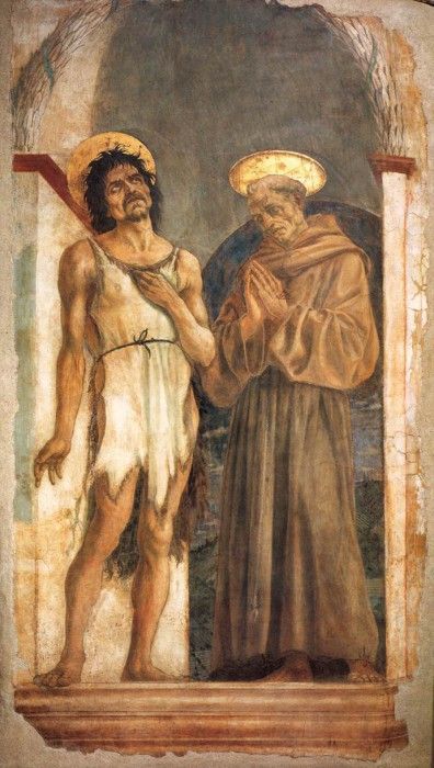 St John the Baptist and St Francis WGA. ,   , Bartolomeovenezia, Cafirenze