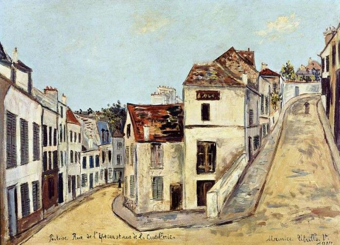 Pontoise Rue de lEperon and Rue de la Coutellerie 1914. , 