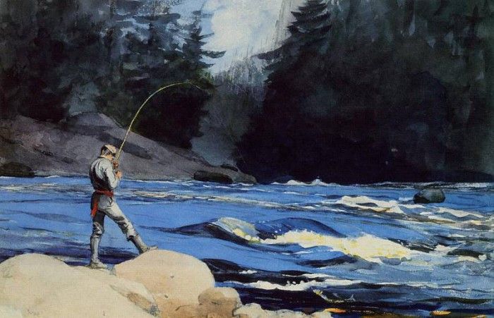 Homer Winslow Quananiche Lake St. John. , 