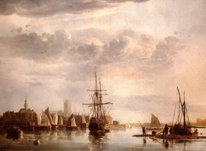 Cuyp Aelbert View Of Dordrecht. , Aelbert