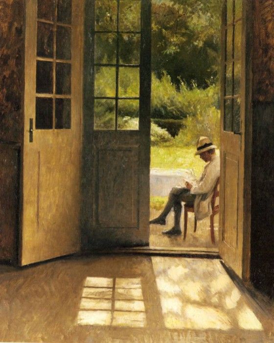 Ilsted Peter Vilhelm The Open Door. Ilsted,  