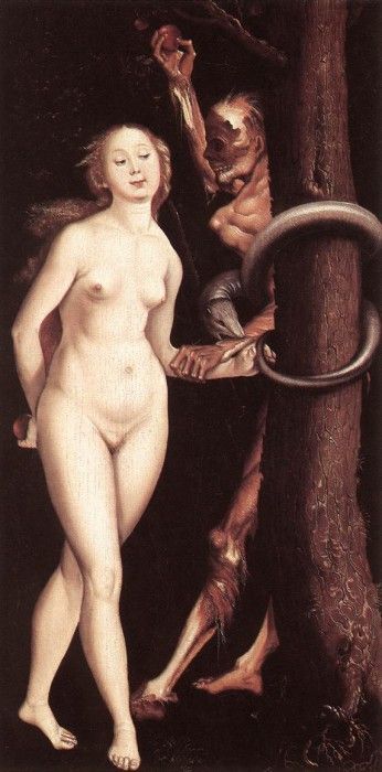 BALDUNG GRIEN Hans Eve The Serpent And Death.  Grien, 