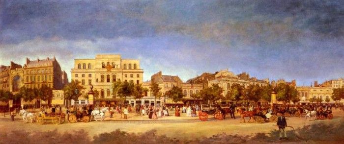 Pertgen Karl Maria Boulevard Du Temple En 1862. Pertgen,  