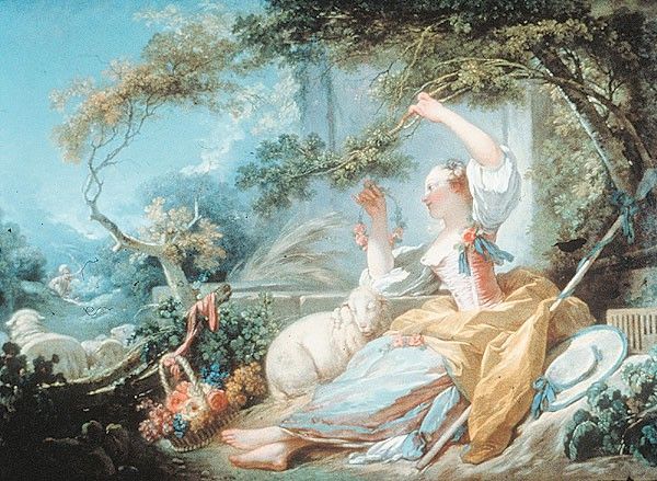 Fragonard shepherdess abt1752. ,  