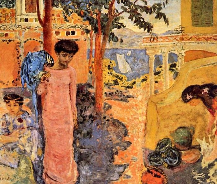 Pierre Bonnard - Femme au Perroquet, De. , 