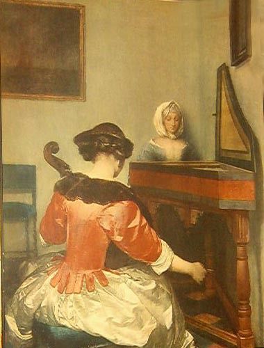 Ladies playing. , 