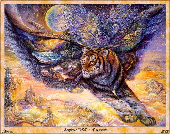 Josephine Wall - Tigermoth (Abraxsis). , 